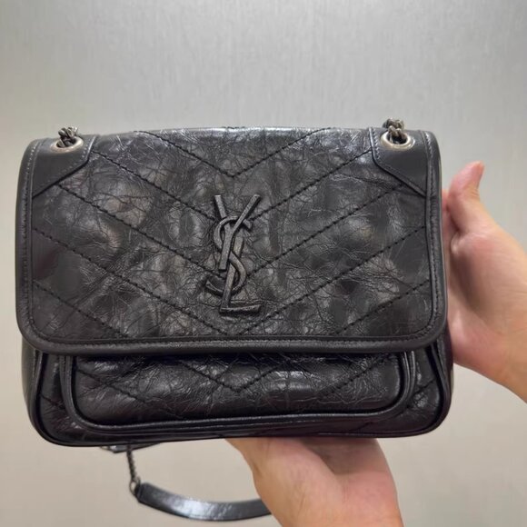 Saint Laurent Niki Small Black Wallet - Picture 1 of 5